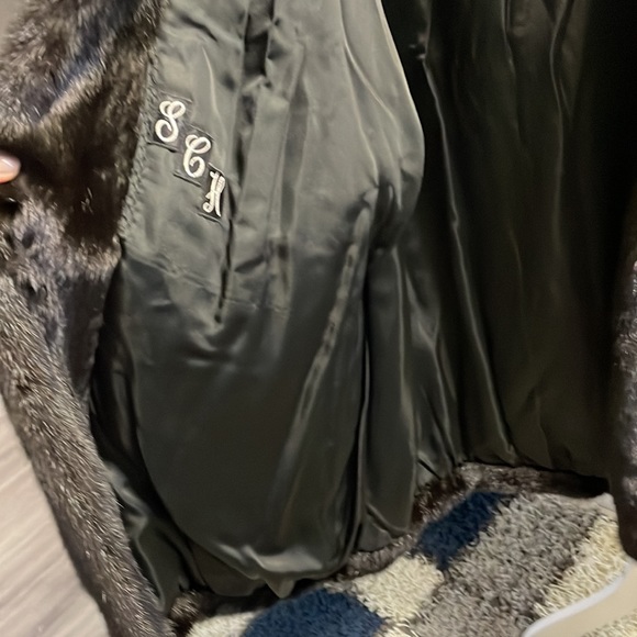 Vintage Genuine Mink Coat, Size L/XL - Picture 5 of 16